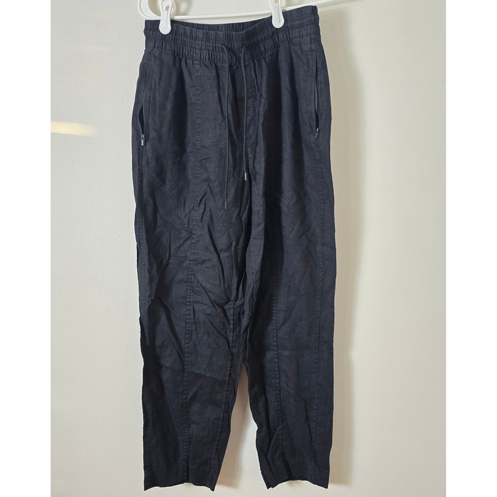 Athleta Pant Retreat High Rise Linen Ankle Womens Extra Small